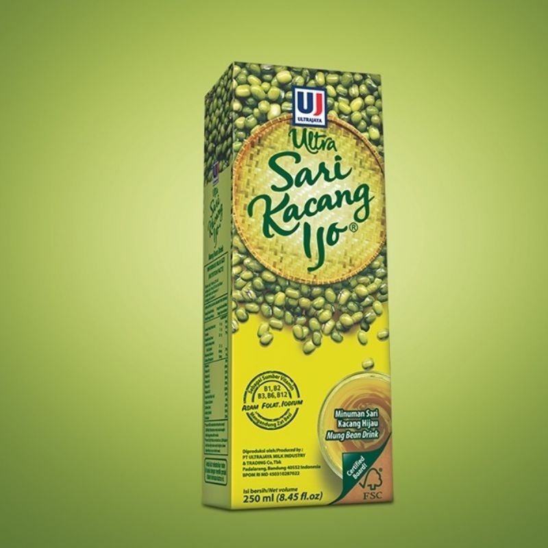 

Sari Kacang Ijo Ultra 250 ml & 150 ml