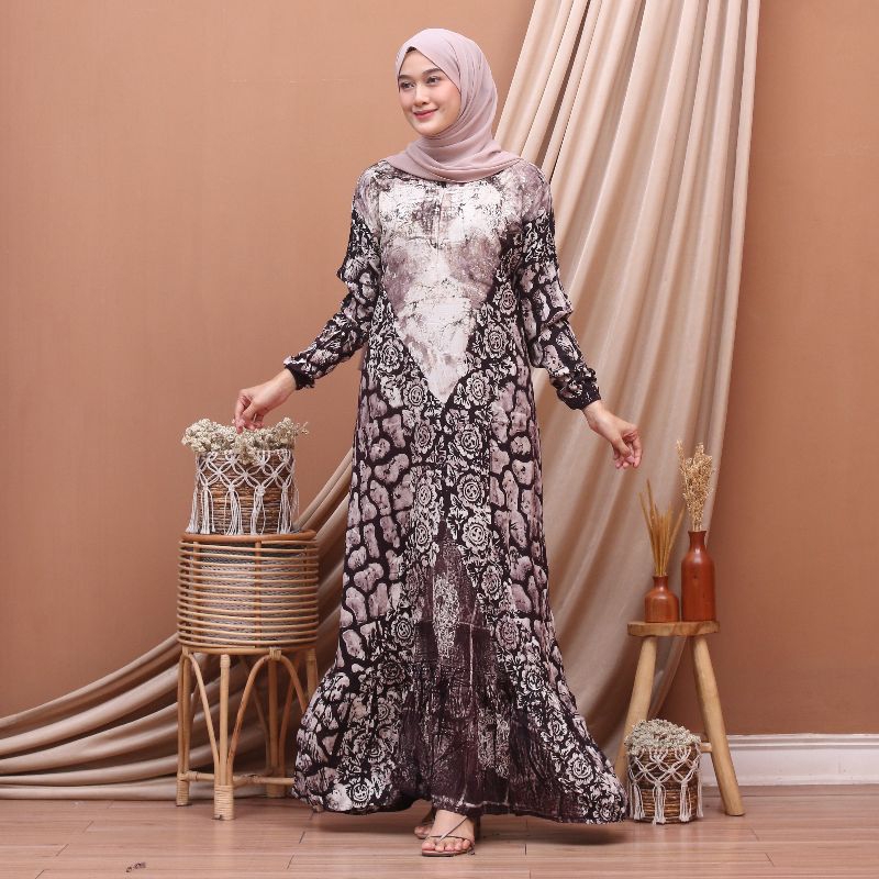 Gamis Madongan Rayon Twill Premium