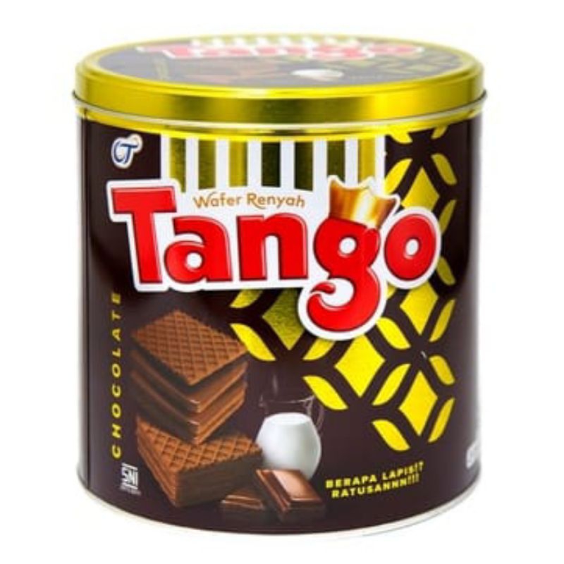 Tango Wafer kaleng coklat - Tanggo Vanila 290gr by Zellshop