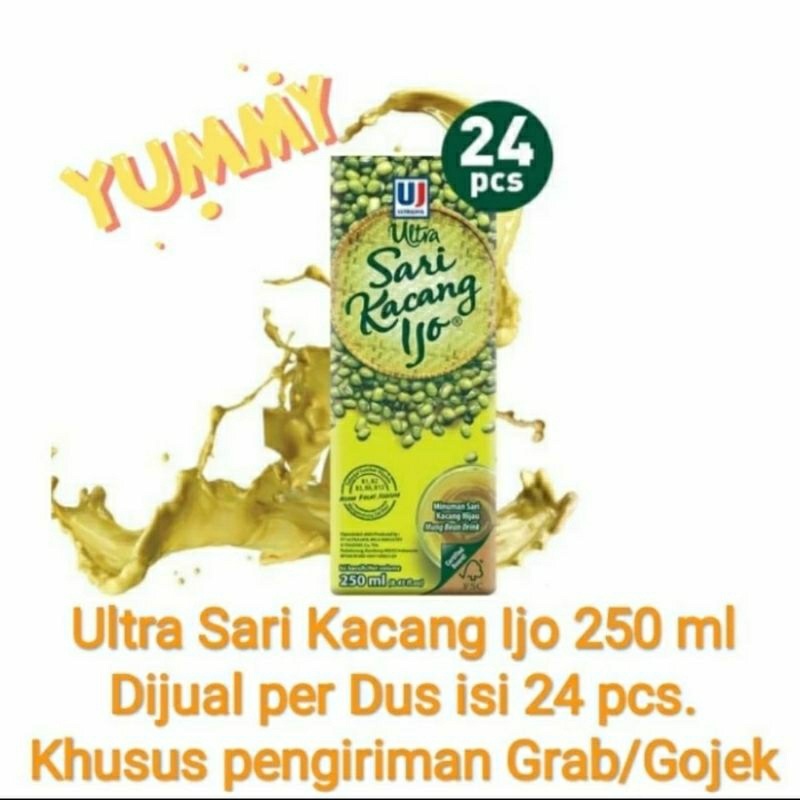 

[per Carton] ultra sari kacang ijo 250 ml | dus isi 24 pcs