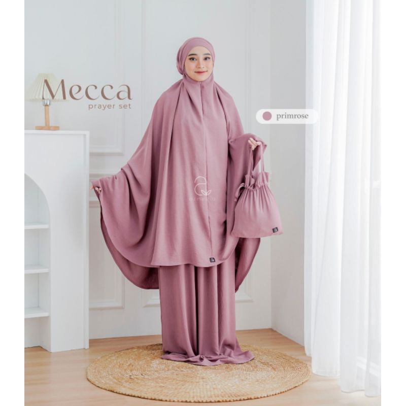 mukena mecca payer set / mukena mecca / mukena rayon / mukena dewasa / elsa gallery / mecca azmeela 