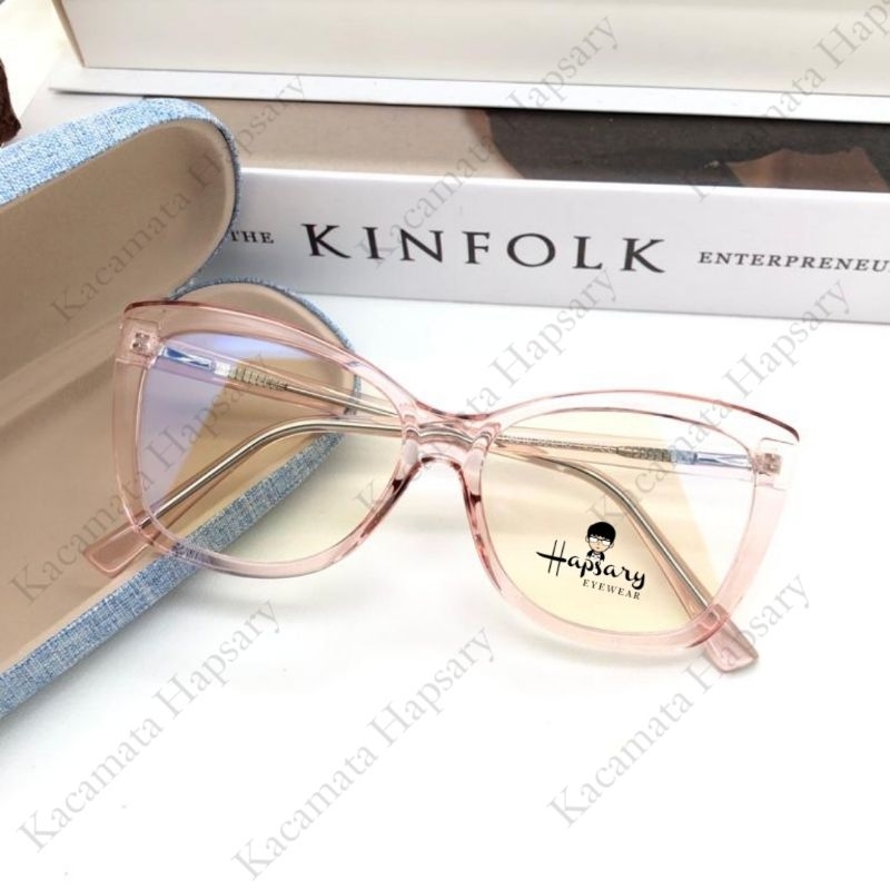 Frame Kacamata Minus Wanita Antiradiasi Terbaru 5010 | Kaca mata Anti UV Photocromic &amp; Bluecromic | Cylinder dan Plus