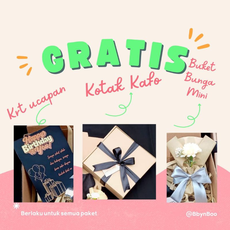 Hampers Kado Ulang Tahun Cowok (Part 2) Aesthetic Buat Pacar