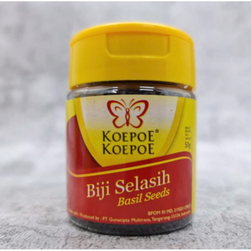 

Koepoe Koepoe Biji Selasih 50Gram