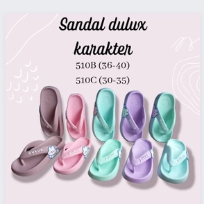 Sandal  jepit dulux  Anak perempuan Uk 30 - 35 / Sandal Fuji Motif Kelinci 510C