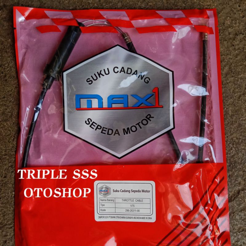 KABEL GAS OLOR / THROTTLE CABLE YAMAHA V75 V 75 DX SS SUPER DELUXE