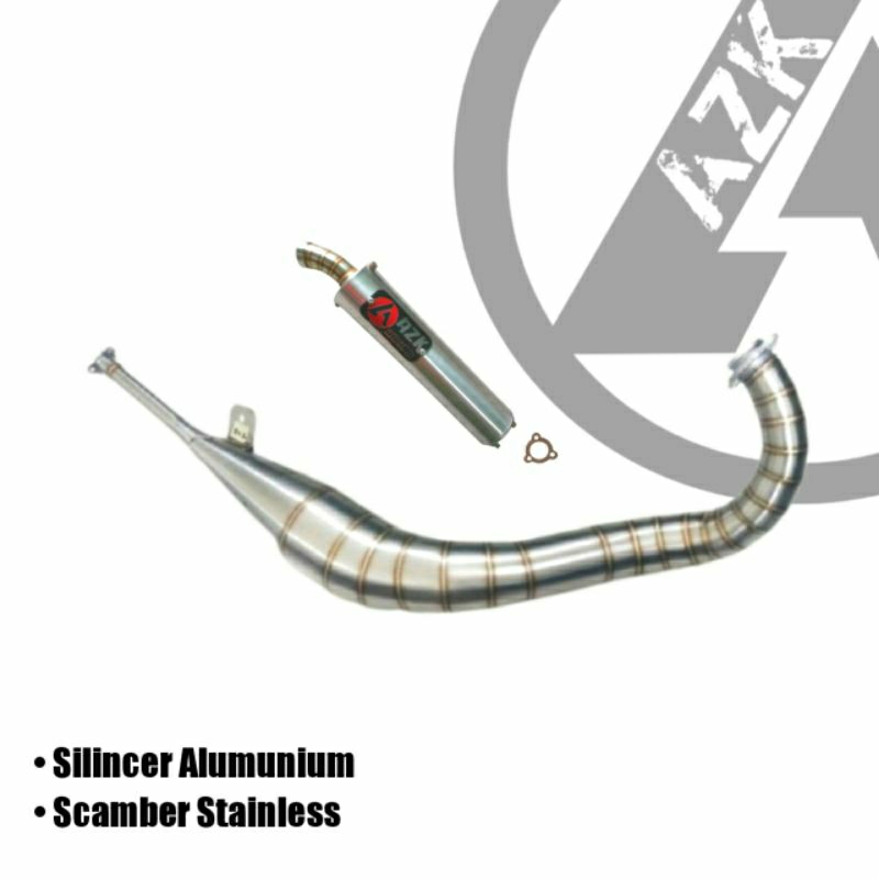 Knalpot Yamaha RXZ tipe Pipe On Azk Racing