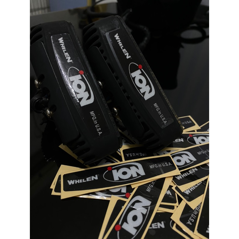 stiker sticker whelen ion mirror 1:1