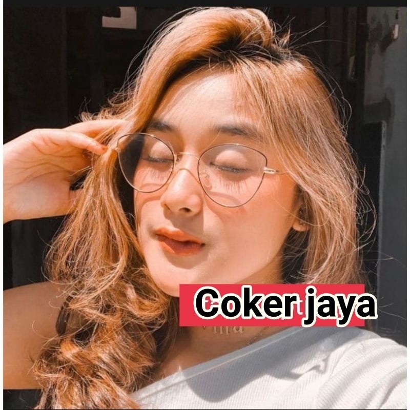 Frame kacamata wanita cat eye besi kode 6656 |kacamata cat eye minus |Kacamata photocromic wanita