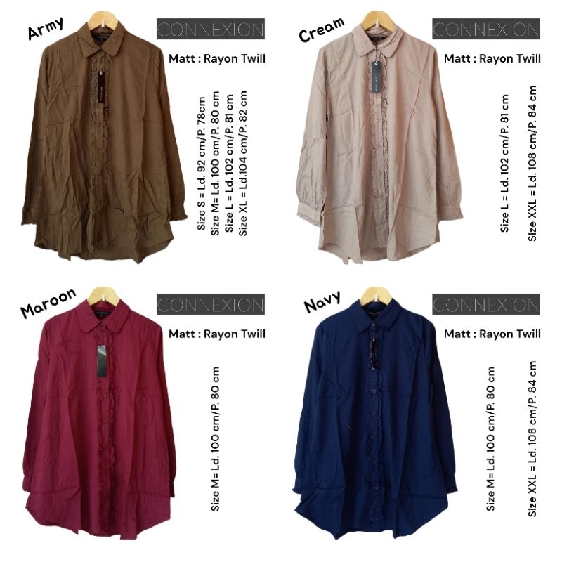 CONNEXION.ORIGINAL Blouse Tunik CONNEXION BRANDED ORIGINAL