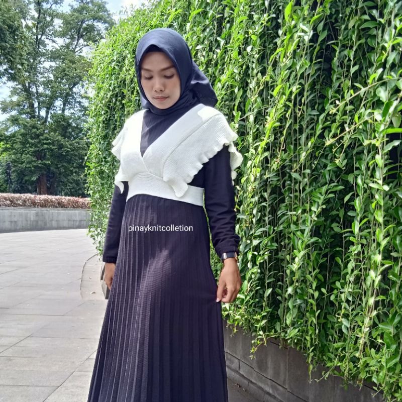 EXCLUSIVE Rompi rajut wanita dewasa model korean style