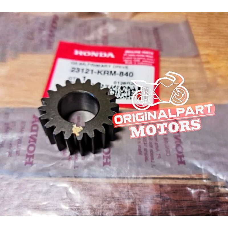 Gear Primary Drive CRF150L Rumah Gigi Kopling Mesin CRF 150L K84 23121KRM840 Originalpart