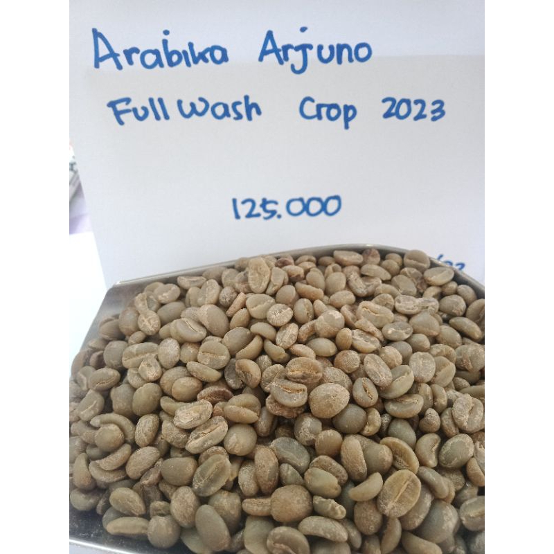 

Green bean arabika arjuno fullwash 2023 1kg