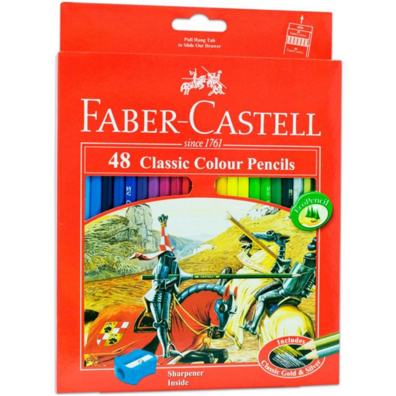 

Pencil warna Faber-Castel 48 Warna / Free Rautan