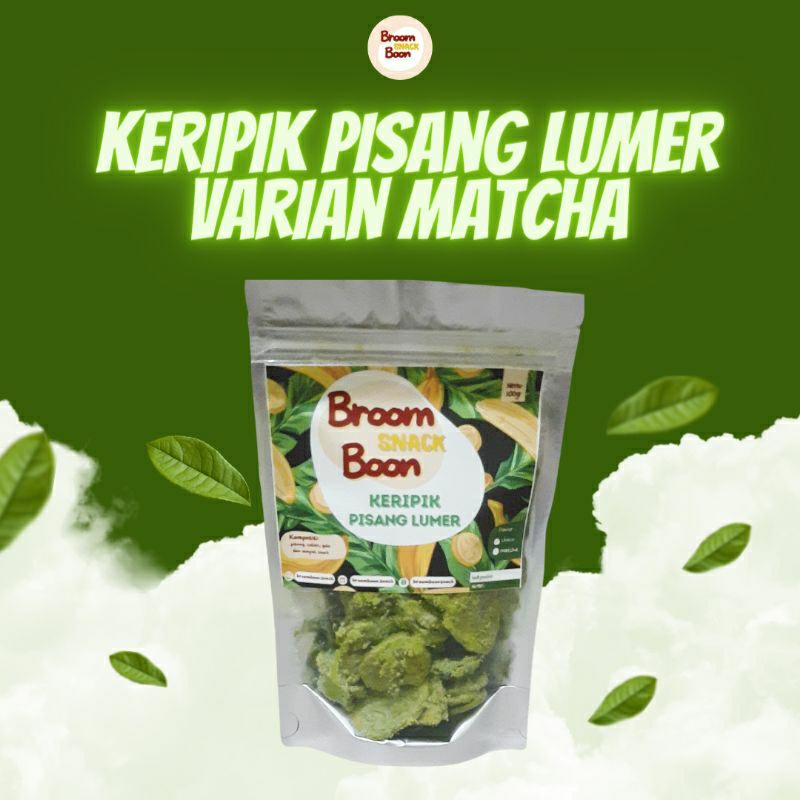 

Keripik Pisang Lumer Varian Matcha (100gr)