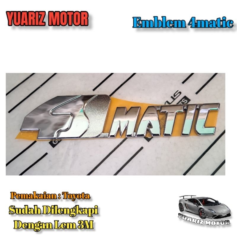 EMBLEM LOGO 4MATIC ORIGINAL AVANZA
