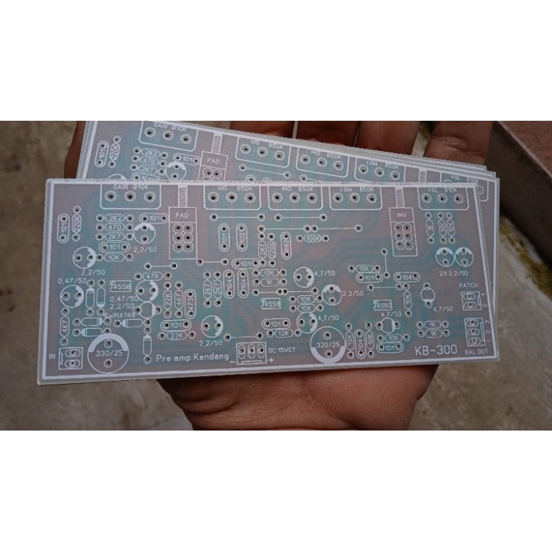 PCB KB300 Pre amp Kendang