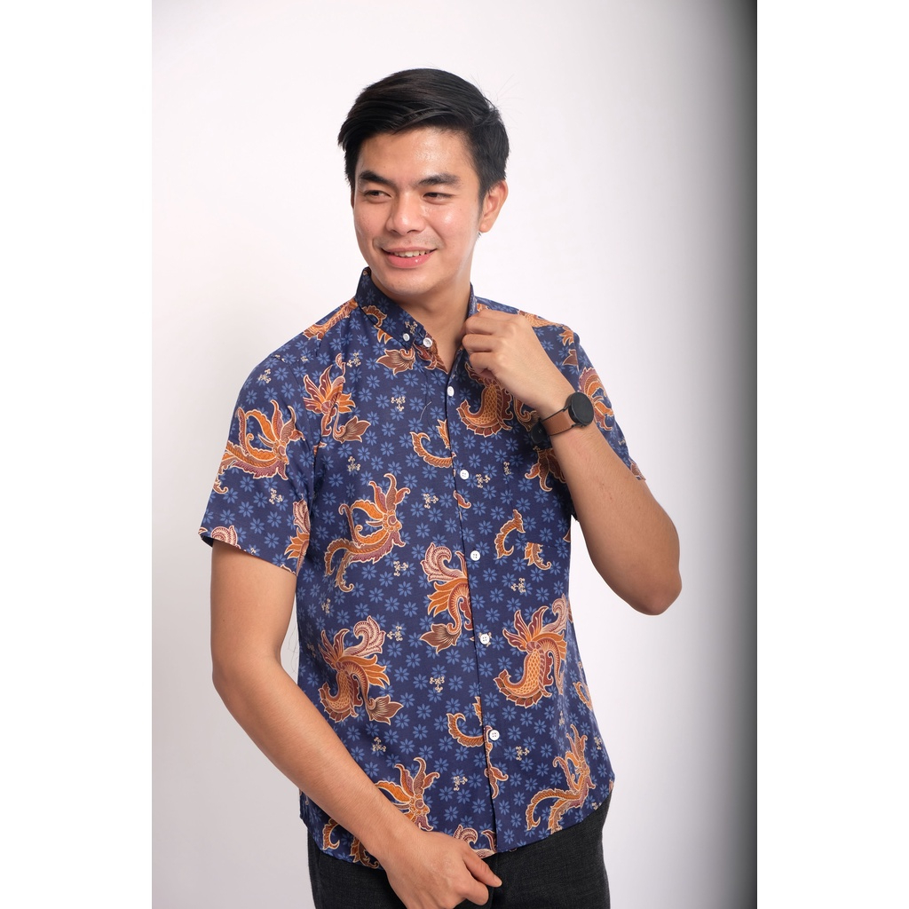 FIORICKY KEMEJA BATIK LENGAN PENDEK SERIES - 003