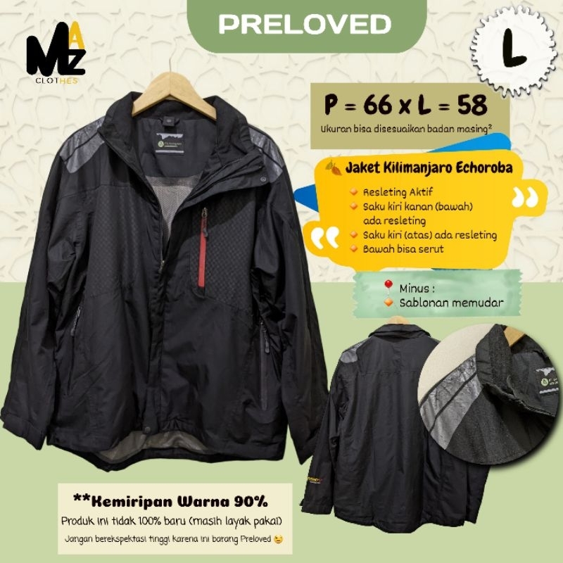 MAZ Preloved - Jaket Kilimanjaro Echoroba - Jaket Second Branded - Murah Layak Pakai