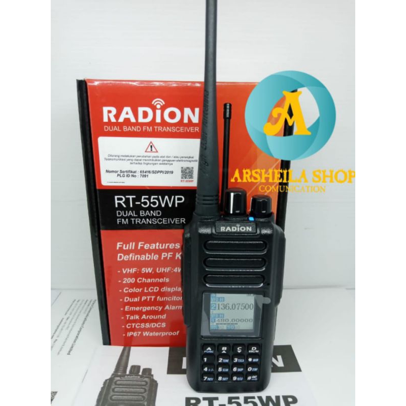 Promo ht Radion Rt 55 wp waterprof dual band