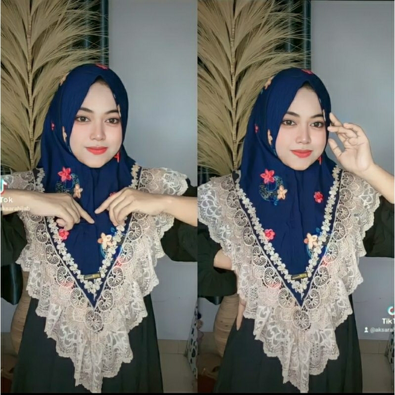 Hijab Agnes by Ayyuby , Hijab Ayyuby , Hijab Renda Ayyuby