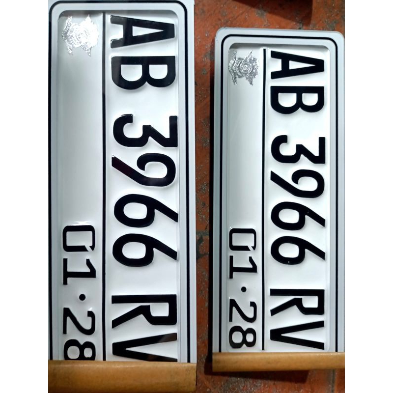 variasi plat nomer motor