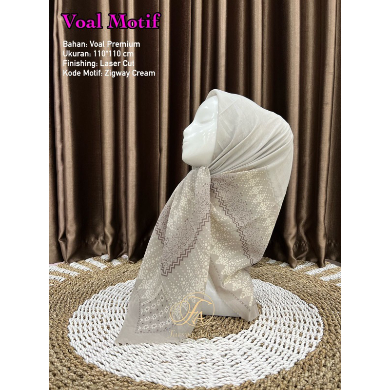 kerudung deenay kw/ kerudung segi empat motif