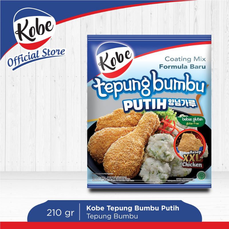 

Kobe Tepung Bumbu Putih 210g