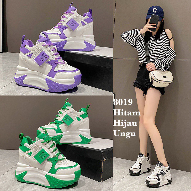 SEPATU WEDGES WANITA IMPOR  FASHION KOREA 8019