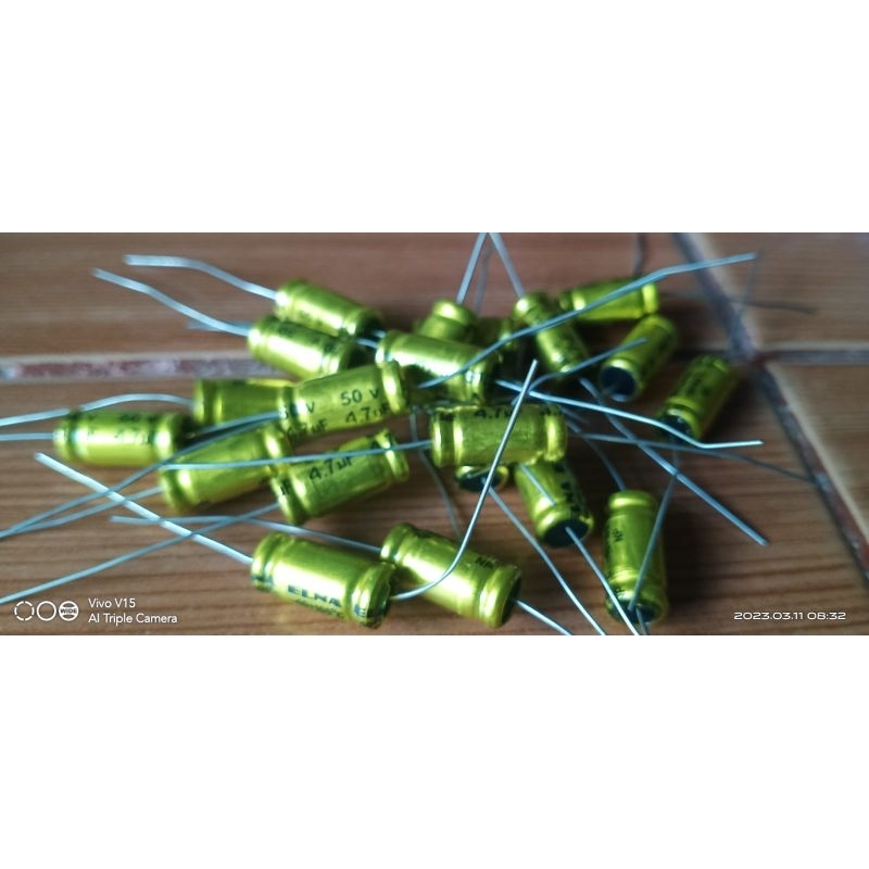 ELCO NON POLAR ELNA 4.7uf 50v 4,7 uf / 50 volt high grade