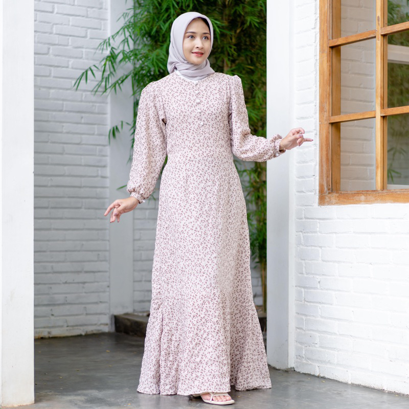 adeline dress by elslook (READY STOK) dress korea vintage crinkel shakila fit body dauna busui friendly gaun korea daphne dress series