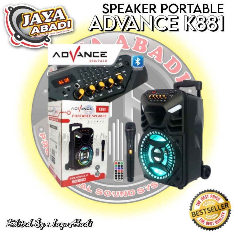SPEAKER PORTABLE ADVANCE K881 ORIGINAL