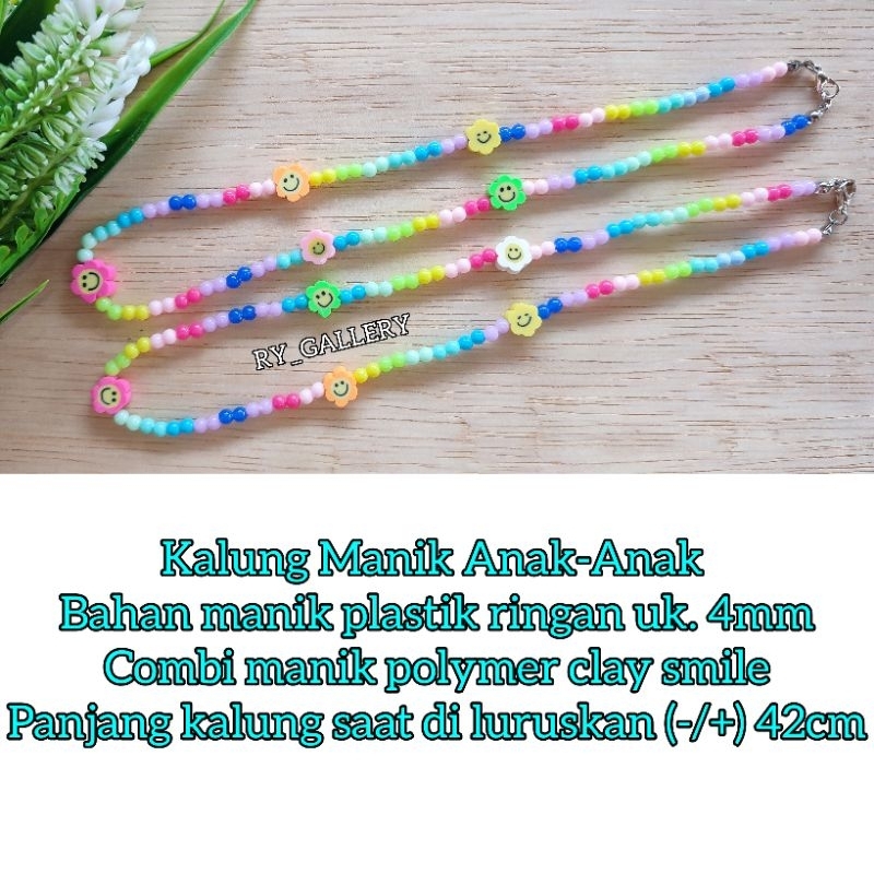 kalung manik anak / kalung manik anak perempuan / kalung manik anak anak / kalung anak cantik / kalu