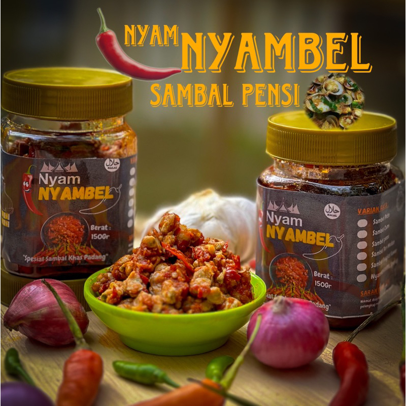 

nyamNYAMBEL sambel khas PADANG,sambel pensi(kerang air tawar)