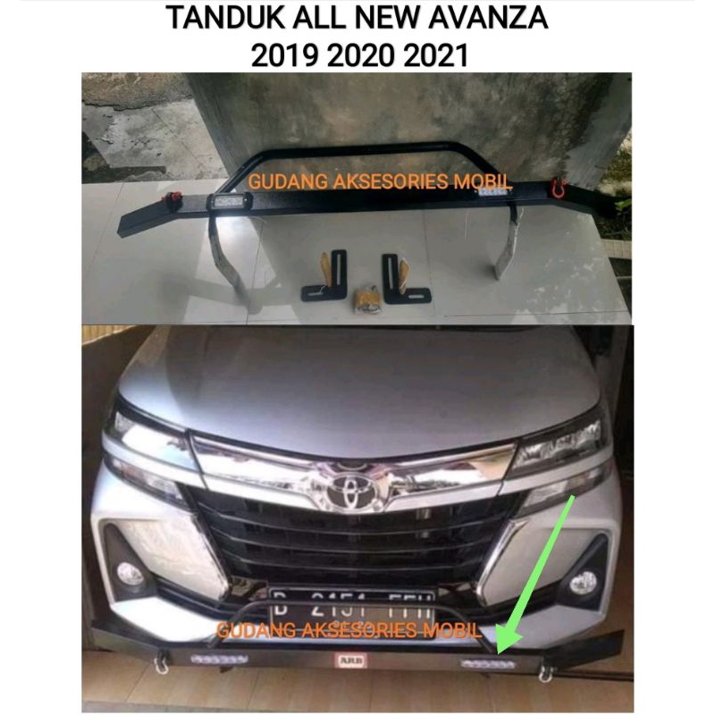 TANDUK DEPAN BEMPER BESI MOBIL ALL NEW AVANZA 2019 2020 2021 MODEL ARB