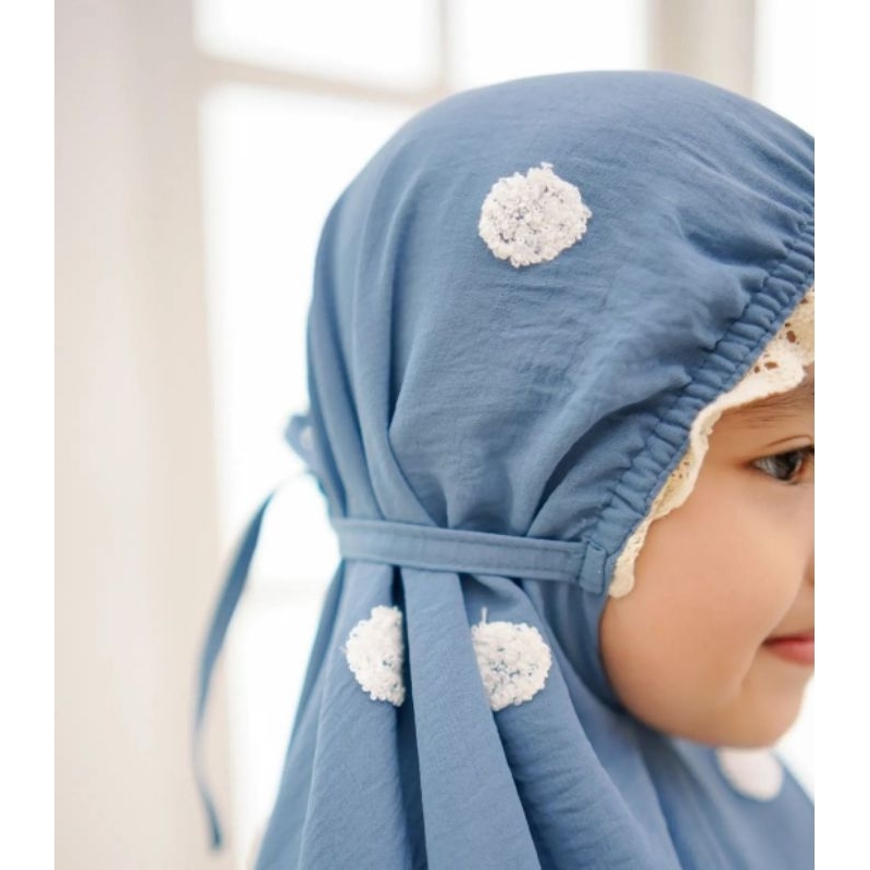 Mukena Anak Perempuan Crinkle Airflow 3-6 Tahun