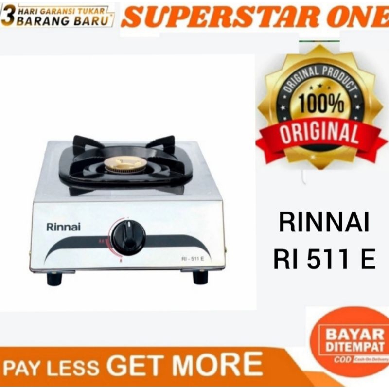 kompor gas 1 tungku RINNAI RI 511 E kompor gas 1 tungku RINNAI RI 511 E