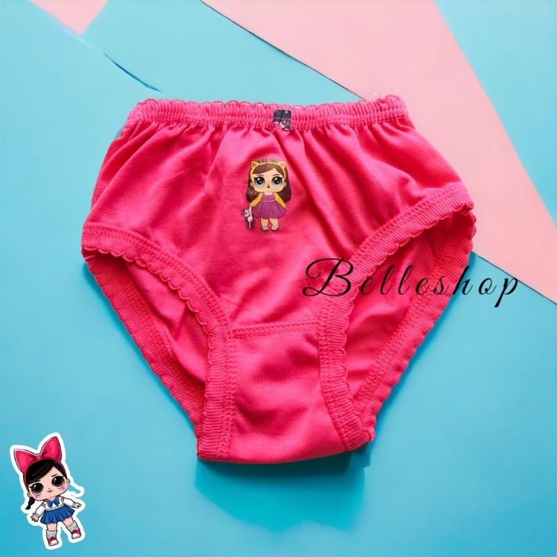 Celana Dalam Anak Warna Polos Stabillo Stiker Lucu