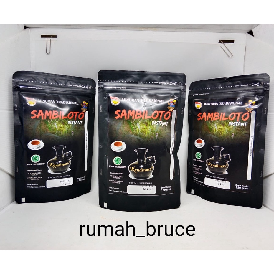 

minuman tradisional SAMBILOTO instan by kendimas 150g