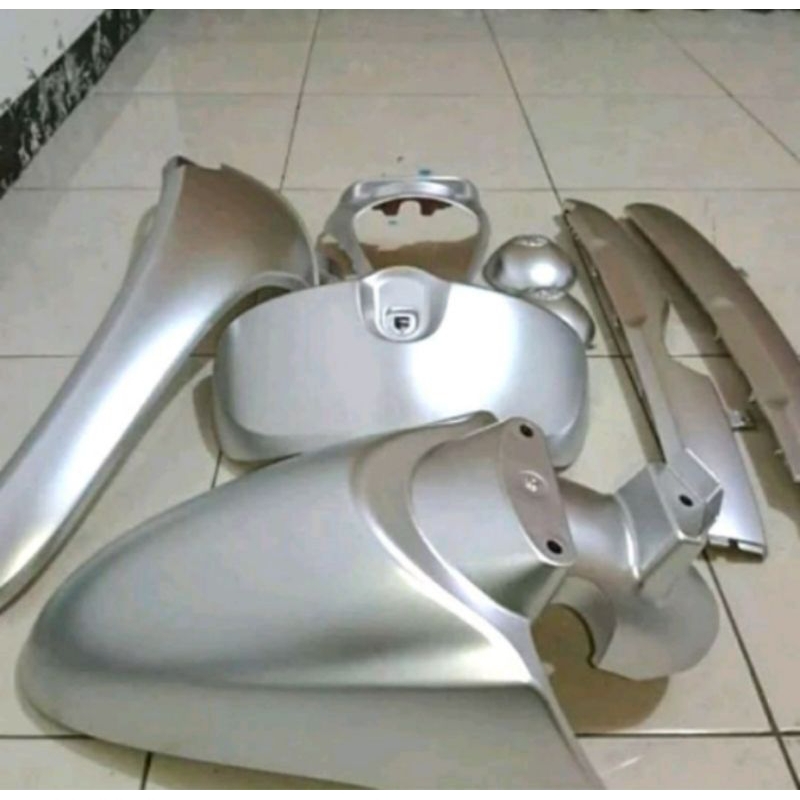 Cat Silver PU Silver Metalik PU