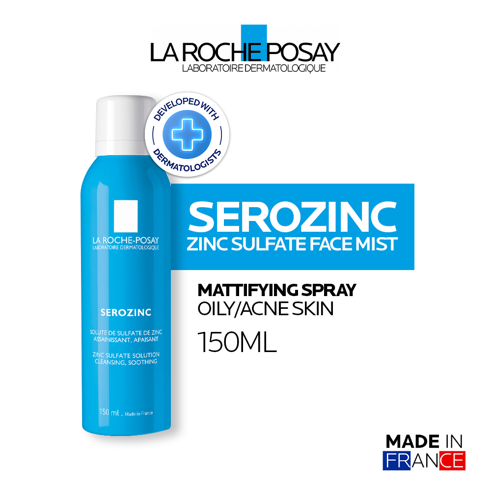 La Roche Posay Serozinc Zinc Sulfate Face Mist 150ml - Spray Wajah Kulit Jerawat/ Berminyak