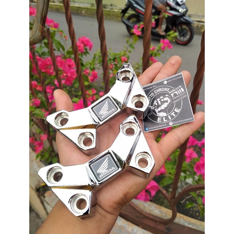 RAISER CB150R LED RAISER CB 150 R LED KLEM STIR CB150R LED CHROME ORISINIL AHM