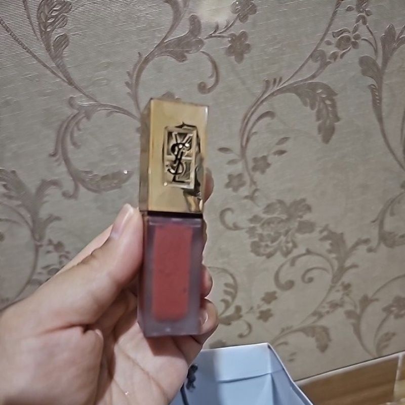 YSL Beauty Tatouage Couture Liquid Matte Lip Stain (Ringan - Tahan Lama) Fullcase Fullsize Ysl Lip T