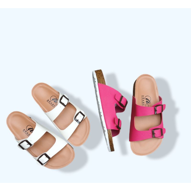 Arabel- TERLARIS Sandal Anak Unisex Cewek Cowok Sandal Puyuh Sandal Birken Anak  Original