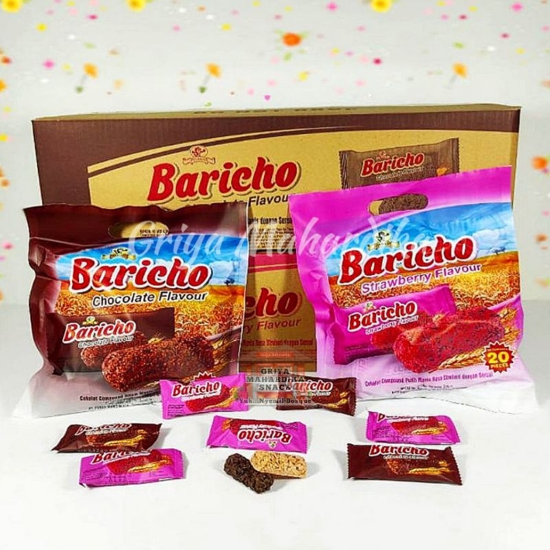 

Baricho Oat Sereal Coklat Vanila Stroberi 1 Bag isi 20 pcs