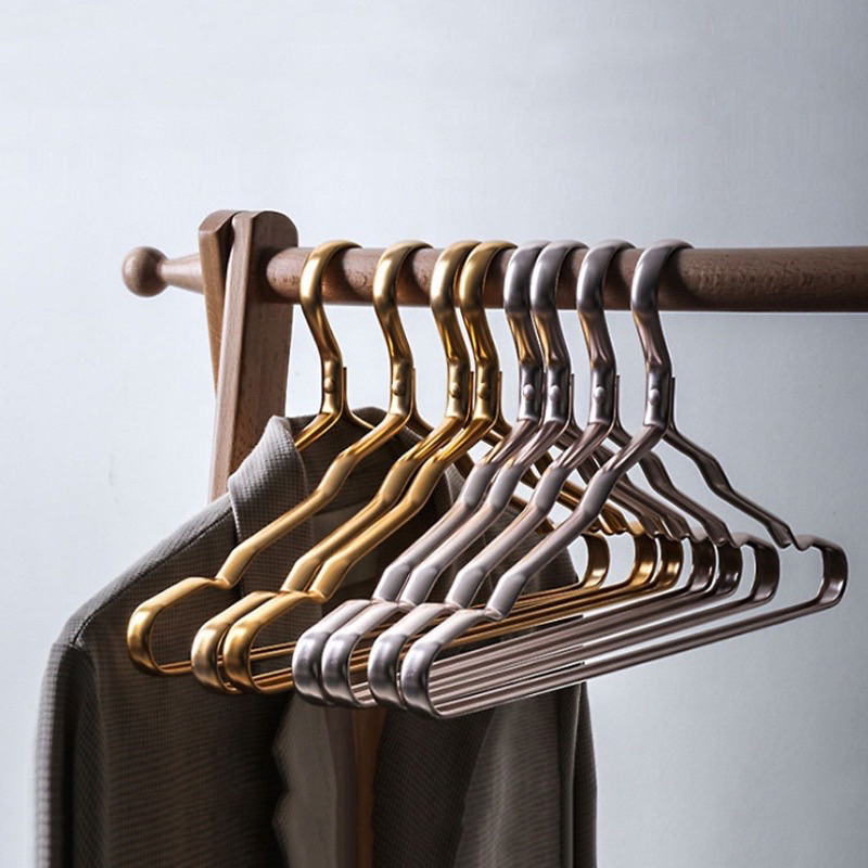 GANTUNGAN BAJU GOLD Premium Anti Slip Hanger Gold Rosegold High Quality Aluminium Alloy