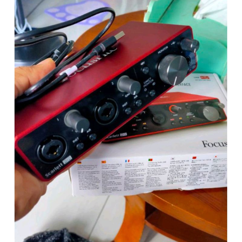 Soundcard Focusrite 2i2 3gen