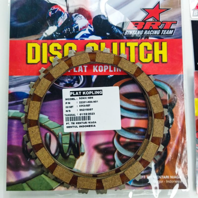 KAMPAS KOPLING BRT SONIC NEW CB CBR 150R SUPRA GTR