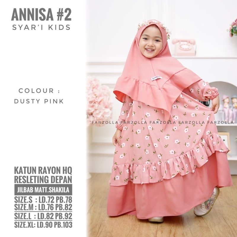 annisa #2 syar'i kids ORI FARZOLLA