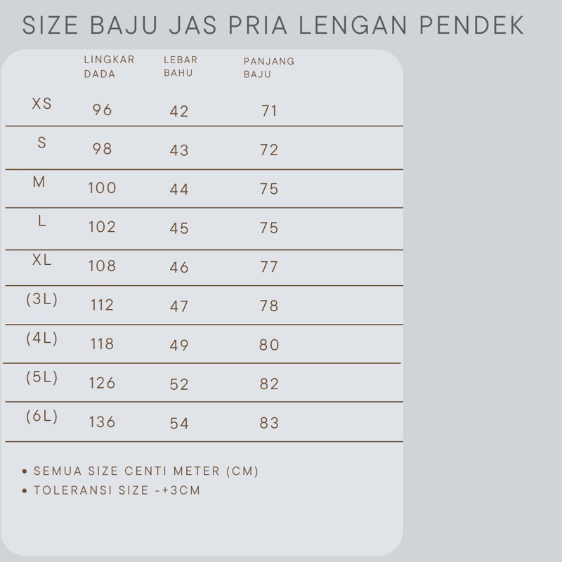 jas dokter / sneli pria lengan pendek merk dua saudara